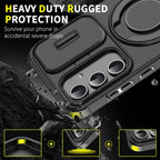 Coque Magnétique Armor Samsung – Anneau Rotatif & Protection Caméra